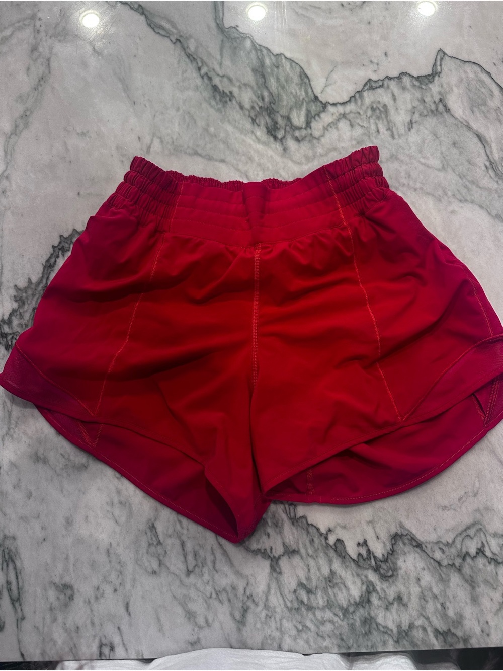 lululemon athletica women's athletic shorts in deep red